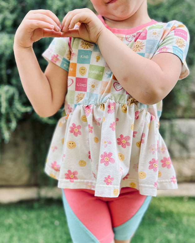 Breezy tee and tunic