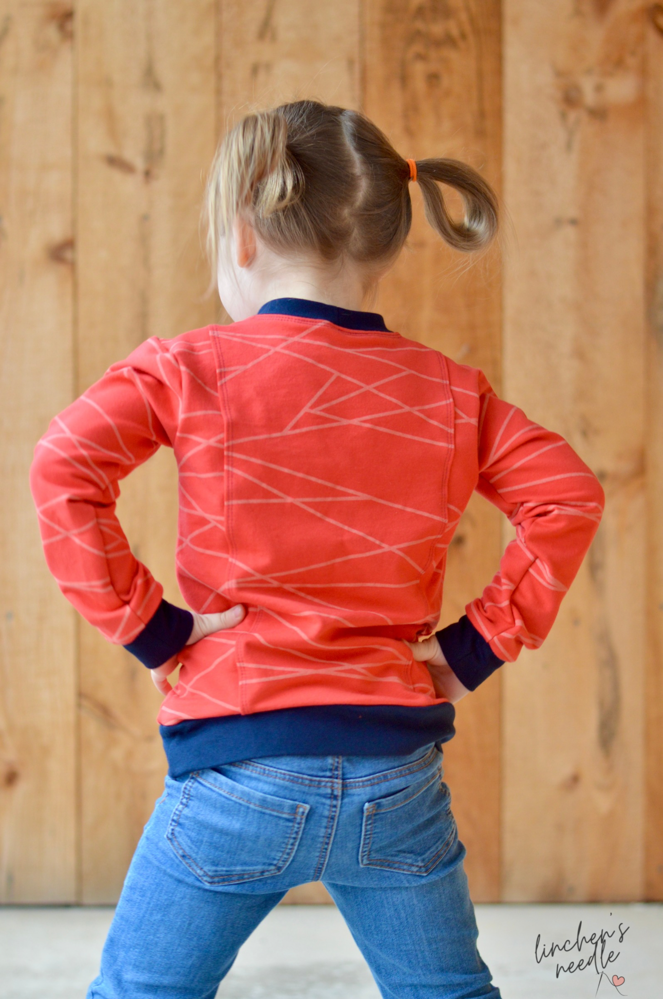 Cross Cut Zip Up