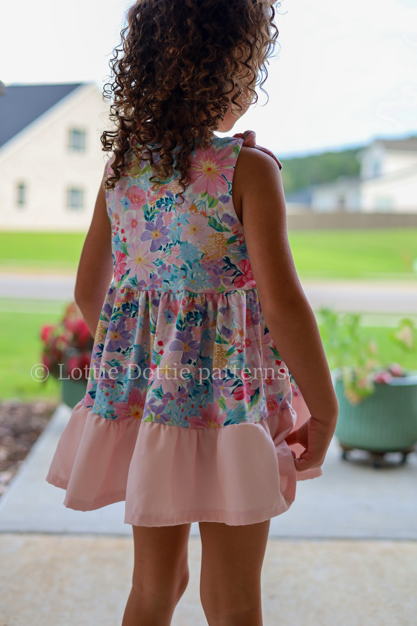 Peachy tiered top and tunic