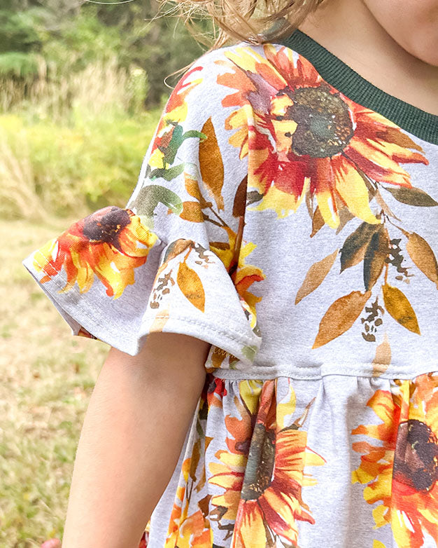 Peachy tiered top and tunic